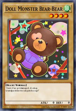 Doll Monster Bear-Bear Yu-Gi-Oh card