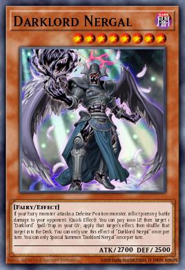 Darklord Nergal Yu-Gi-Oh card