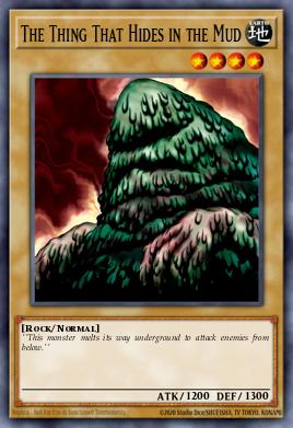 The Thing That Hides in the Mud Yu-Gi-Oh card
