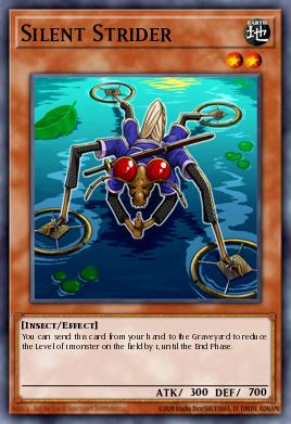 Silent Strider Yu-Gi-Oh card