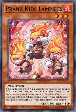 Prank-Kids Lampsies Yu-Gi-Oh card