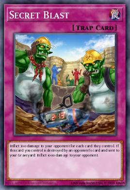 Secret Blast Yu-Gi-Oh card