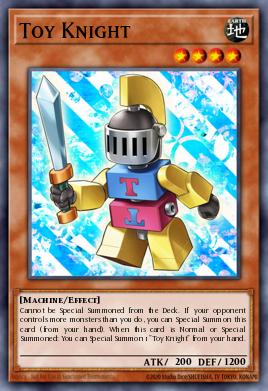 Toy Knight Yu-Gi-Oh card