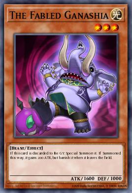 The Fabled Ganashia Yu-Gi-Oh card