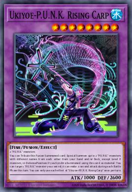 Ukiyoe-P.U.N.K. Rising Carp Yu-Gi-Oh card