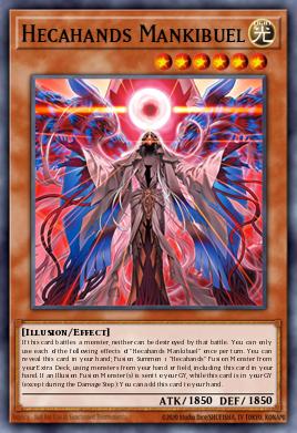 Hecahands Mankibuel Yu-Gi-Oh card