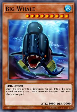 Big Whale Yu-Gi-Oh card