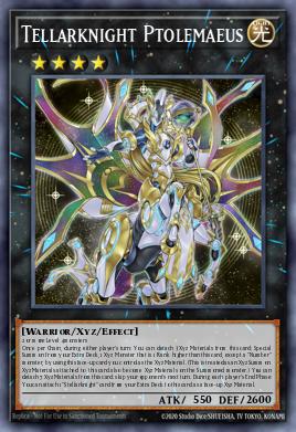 Tellarknight Ptolemaeus Yu-Gi-Oh card