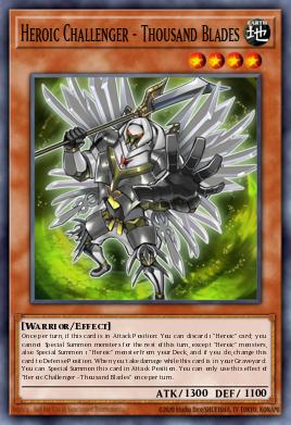 Heroic Challenger - Thousand Blades Yu-Gi-Oh card