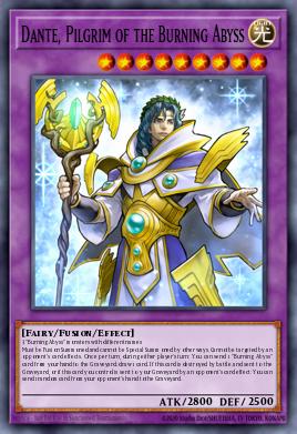 Dante, Pilgrim of the Burning Abyss Yu-Gi-Oh card