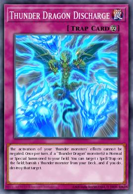 Thunder Dragon Discharge Yu-Gi-Oh card