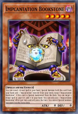 Impcantation Bookstone Yu-Gi-Oh card