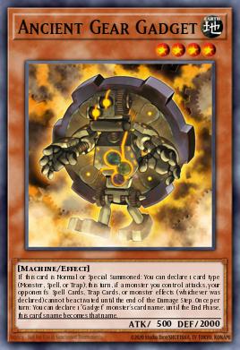 Ancient Gear Gadget Yu-Gi-Oh card