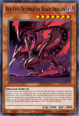 Red-Eyes Alternative Black Dragon Yu-Gi-Oh card