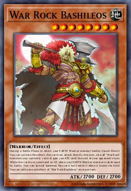 War Rock Bashileos Yu-Gi-Oh card