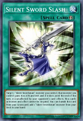Silent Sword Slash Yu-Gi-Oh card