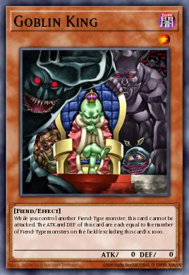 Goblin King Yu-Gi-Oh card