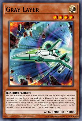 Gray Layer Yu-Gi-Oh card