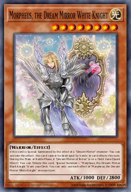 Morpheus, the Dream Mirror White Knight Yu-Gi-Oh card