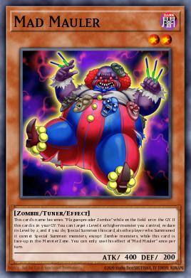 Mad Mauler Yu-Gi-Oh card