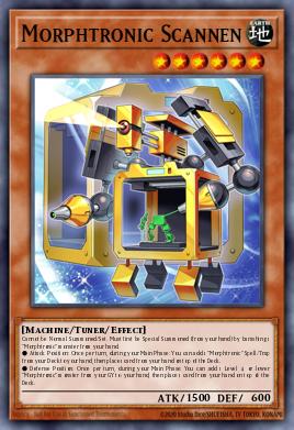 Morphtronic Scannen Yu-Gi-Oh card