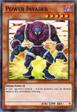 Power Invader Yu-Gi-Oh card