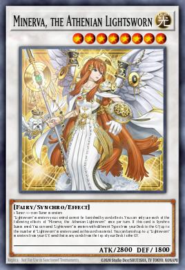 Minerva, the Athenian Lightsworn Yu-Gi-Oh card
