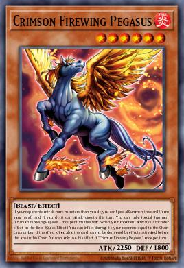 Crimson Firewing Pegasus Yu-Gi-Oh card