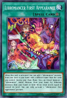 Libromancer First Appearance Yu-Gi-Oh card