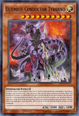 Ultimate Conductor Tyranno Yu-Gi-Oh card