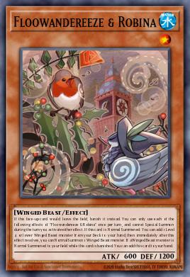 Floowandereeze & Robina Yu-Gi-Oh card