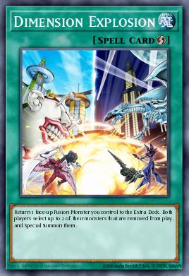 Dimension Explosion Yu-Gi-Oh card
