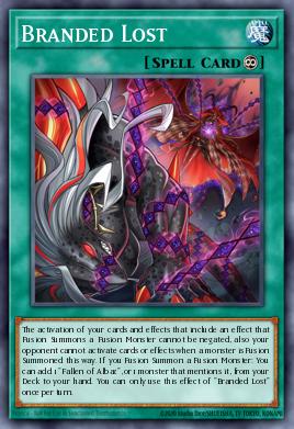 Branded Lost Yu-Gi-Oh card