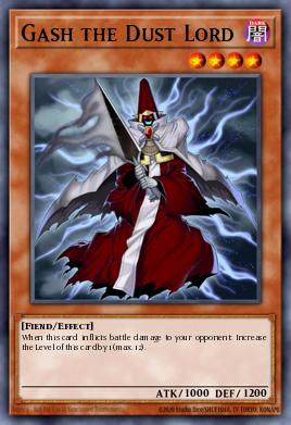 Gash the Dust Lord Yu-Gi-Oh card
