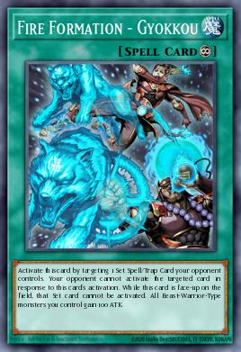 Fire Formation - Gyokkou Yu-Gi-Oh card