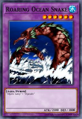 Roaring Ocean Snake Yu-Gi-Oh card