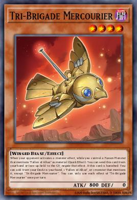 Tri-Brigade Mercourier Yu-Gi-Oh card
