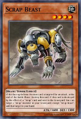 Scrap Beast Yu-Gi-Oh card