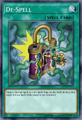 De-Spell Yu-Gi-Oh card