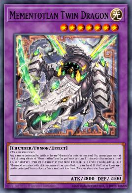 Mementotlan Twin Dragon Yu-Gi-Oh card