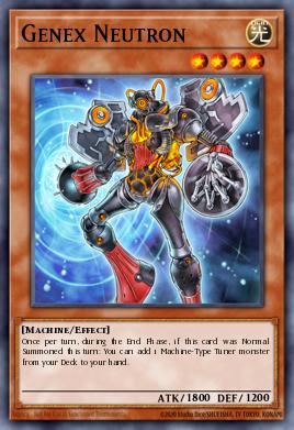 Genex Neutron Yu-Gi-Oh card