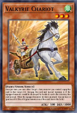 Valkyrie Chariot Yu-Gi-Oh card