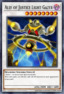 Ally of Justice Light Gazer Yu-Gi-Oh card