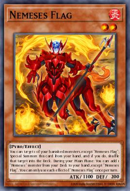 Nemeses Flag Yu-Gi-Oh card