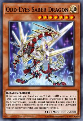 Saber Force Starter Deck card list