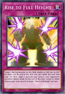 Rise to Full Height Yu-Gi-Oh card