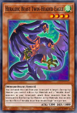 Heraldic Beast Twin-Headed Eagle Yu-Gi-Oh card