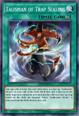 Talisman of Trap Sealing Yu-Gi-Oh card