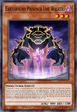 Earthbound Prisoner Line Walker Yu-Gi-Oh card