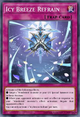 Icy Breeze Refrain Yu-Gi-Oh card